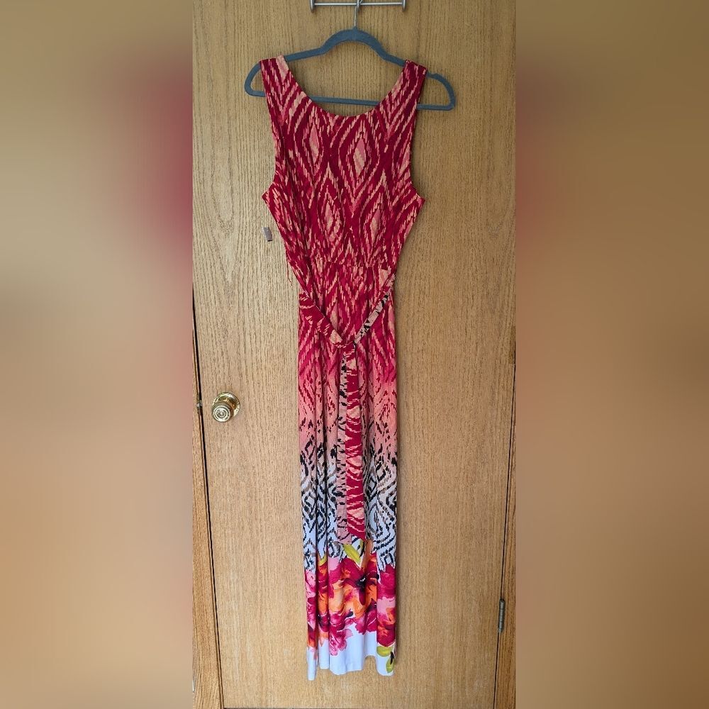 NWT Robby Bee Maxi Floral Tank Dress Women's XL - Picture 2 of 7